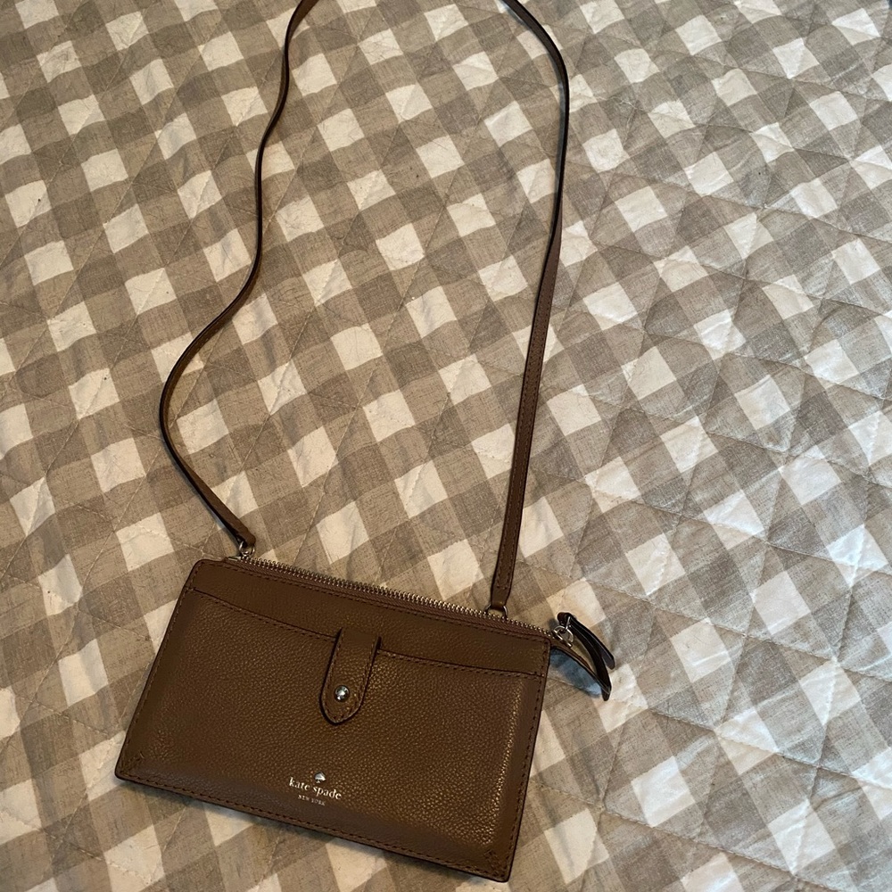 Kate Spade stone grey crossbody